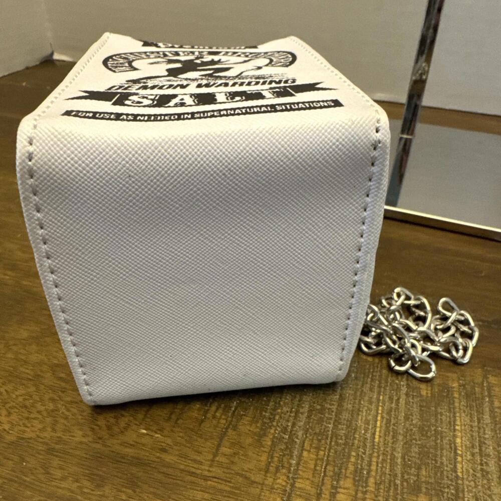 Supernatural Winchester Brothers Salt Carton Crossbody Milk Carton Purse / Bag - Picture 6 of 8